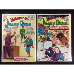 SUPERMAN'S PAL JIMMY OLSEN COMIC BOOK LOT (#120, 80) DC COMICS