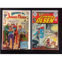 SUPERMAN'S PAL JIMMY OLSEN COMIC BOOK LOT (#132, 163) DC COMICS