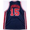 Image 1 : Magic Johnson Signed Team USA Jersey (JSA COA)