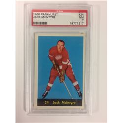 1960 PARKHURST #24 JACK McINTYRE (NM 7) PSA