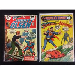 SUPERMAN'S PAL JIMMY OLSEN #161 & WORLD'S FINEST #203 (DC COMICS)