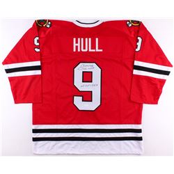 Bobby Hull Signed Blackhawks Jersey Inscribed "HOF 1983" (JSA COA)