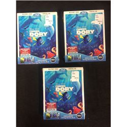 DISNEY PIXAR "FINDING DORY" BLU-RAY + DVD LOT (69 PAGE ACTIVITY BOOK)