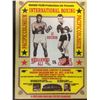 Image 1 : Chevalo vs Ali 16x20 Replica 1977 Fight Poster vs. Muhammad Ali