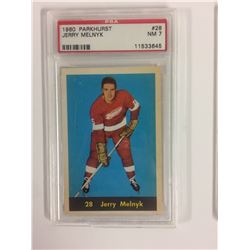 1960 PARKHURST #28 JERRY MELNYK (NM 7) PSA