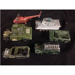 VINTAGE MILITARY TOY VEHICLE LOT