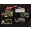 Image 1 : VINTAGE MILITARY TOY VEHICLE LOT