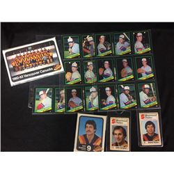 VANCOUVER CANUCKS/ GIANTS TRADING CARD LOT