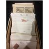 Image 2 : BOX OF VARIOUS WORLD STAMPS (USED & UNUSED) 1930-1982