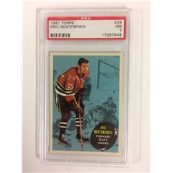 1961 TOPPS #28 ERIC NESTERENKO (NM 7) PSA