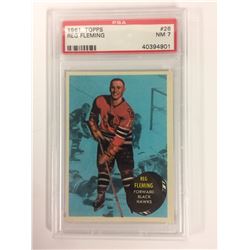 1961 TOPPS #26 REG FLEMING (NM 7) PSA