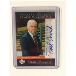 2004-05 LEGENDS CLASSICS FRED CUSICK CLASSIC SIGNATURES