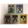 Image 2 : NHL ROOKIE HOCKEY CARD LOT (FUHR, HASEK, JAGR, LAFONTAINE, VANBRIESBROUCK)