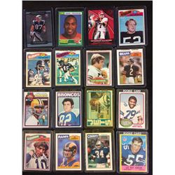 VINTAGE FOOTBALL TRADING CARD LOT