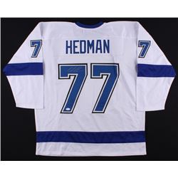 Victor Hedman Signed Lightning Jersey (JSA COA)