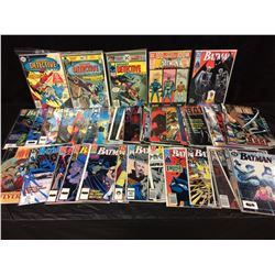 BATMAN & BATMAN'S DETECTIVE COMIC BOOK LOT (75 BOOKS) SILVER AGE TO MODERN ERA