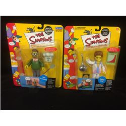 THE SIMPSONS FIGURE LOT IN PACKAGING (NED FLANDERS, DISCO STU)