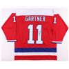 Image 1 : Mike Gartner Signed Capitals Jersey Inscribed "HOF 01" (JSA COA)
