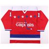 Image 3 : Mike Gartner Signed Capitals Jersey Inscribed "HOF 01" (JSA COA)