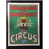 Image 1 : 1945 WISCONSIN CIRCUS MUSEUM CIRCUS POSTER (RINGLING BROS & BARNAM-BAILEY)
