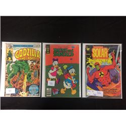 GODZILLA, DAISY & DONALD, DOCTOR SOLAR CO,MIC BOOK LOT