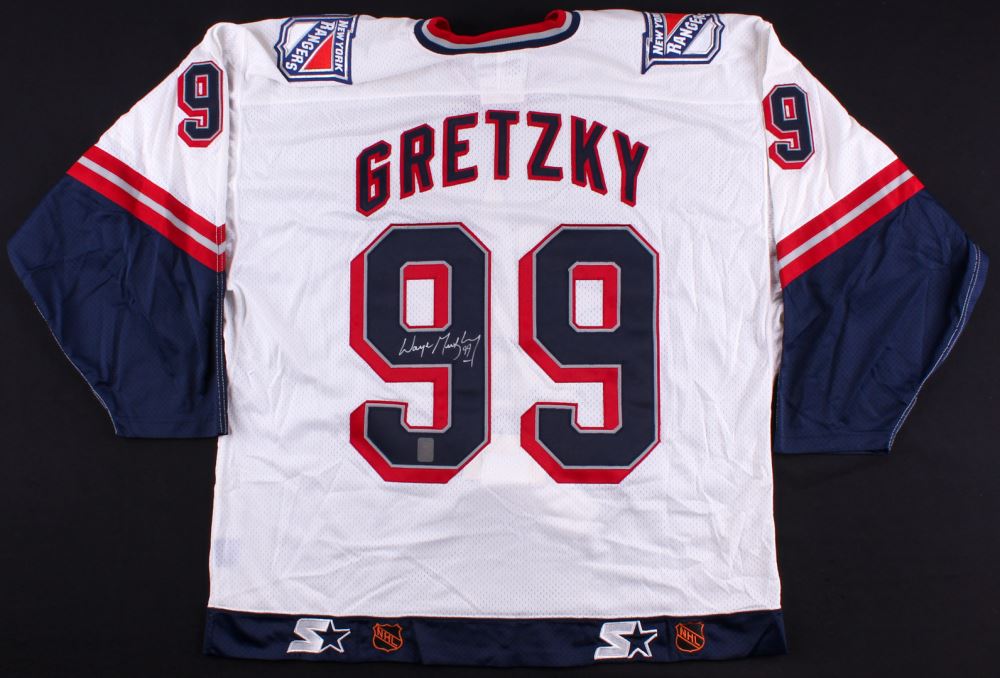 wayne gretzky rangers jersey