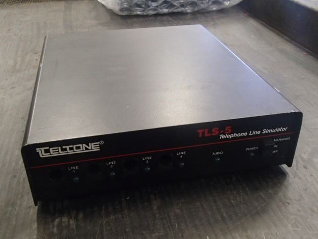 Tls 5 Teltone TLS-5 Telephone Line Simulator, P/N: TLS-5C-01