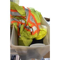 TOTE OF SAFETY GEAR
