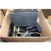 Image 2 : BOX OF TELUS CABLE BOXES AND REMOTES