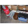 Image 1 : LOT OF RED BUCKETS AND CONTAINERS