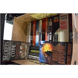 BOX OF HARDCOVER BOOKS