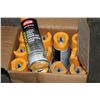 Image 2 : BOX OF YELLOW MARKING SPRAY PAINT