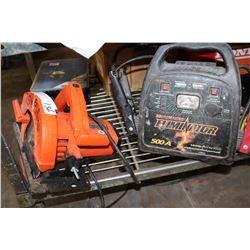 BATTERY CHARGER AND BLACK AND DECKER CIRCULAR SAW