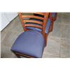 Image 2 : FOUR MODERN NAVY SEAT DINING CHAIRS