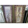 Image 1 : PAIR OF LARGE FRAMED FLOWER PRINTS