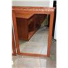Image 2 : MODERN WOOD FRAMED WALL MIRROR