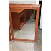 Image 2 : MODERN WOOD FRAMED WALL MIRROR