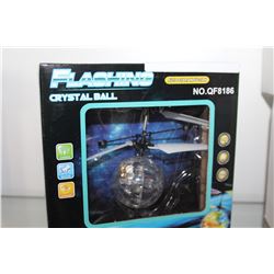 BRAD NEW FLASHING CRYSTAL BALL DRONE HEAT SENSORED