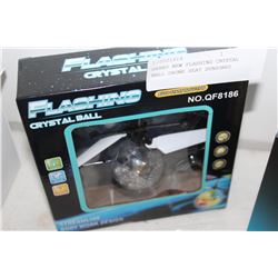 BRAND NEW FLASHING CRYSTAL BALL DRONE HEAT SENSORED