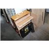 Image 4 : STANLEY ROLLING TOOLBOX AND WOODEN ORGANIZER