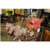 Image 2 : VINTAGE CAST IRON HORSE DRAWN CIRCUS CARRIAGE
