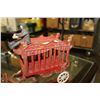 Image 3 : VINTAGE CAST IRON HORSE DRAWN CIRCUS CARRIAGE