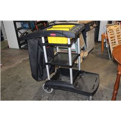 RUBBERMAID JANITORS CART