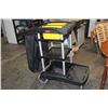 Image 1 : RUBBERMAID JANITORS CART