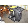 Image 3 : RUBBERMAID JANITORS CART