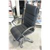 Image 2 : BLACK LEATHER OFFICE CHAIR