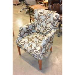 CONTEMPORARY UPHOLSTERED ACCENT CHAIR