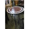 Image 2 : METAL TILE TOP ENDTABLE