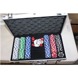 CASED POKER SET