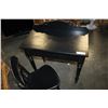 Image 2 : BLACK PAINTED DESK AND CHAIR